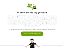 Tablet Screenshot of fatwallet.com